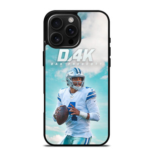 DAK PRESCOTT DALLAS COWBOYS FOOTBALL RISING iPhone 16 Pro Max Case