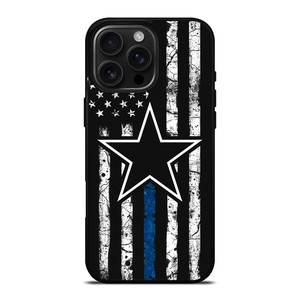 DALLAS COWBOYS THIN BLUE iPhone 16 Pro Max Case DALLAS COWBOYS THIN BLUE iPhone 16 Pro Max Case