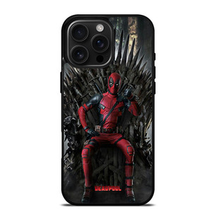 DEADPOOL THRONE MARVEL SUPERHERO iPhone 16 Pro Max Case
