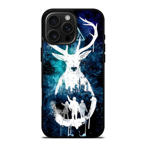 DEATHLY HALLOWS HARRY POTTER AQUARELL iPhone 16 Pro Max Case