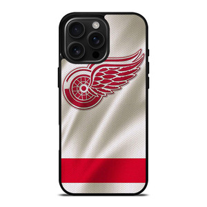 DETROIT RED WINGS HOCKEY TEAM JERSEY LOGO iPhone 16 Pro Max Case