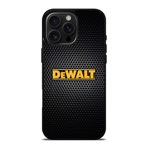 DEWALT LOGO METAL CARBON iPhone 16 Pro Max Case DEWALT LOGO METAL CARBON iPhone 16 Pro Max Case
