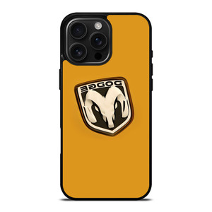 DODGE CAR LOGO YELLOW iPhone 16 Pro Max Case DODGE CAR LOGO YELLOW iPhone 16 Pro Max Case