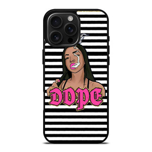 DOPE CIGAR GIRL STRIPE iPhone 16 Pro Max Case