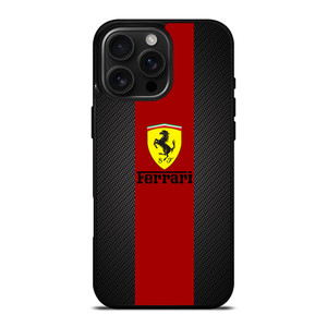 FERRARI LOGO LINE iPhone 16 Pro Max Case FERRARI LOGO LINE iPhone 16 Pro Max Case