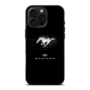 FORD MUSTANG LOGO BLACK iPhone 16 Pro Max Case FORD MUSTANG LOGO BLACK iPhone 16 Pro Max Case