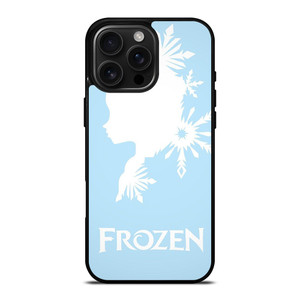 FROZEN LIGHT BLUE SILHOUETTE iPhone 16 Pro Max Case