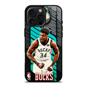 GIANNIS ANTETOKOUNMPO BUCKS NBA iPhone 16 Pro Max Case