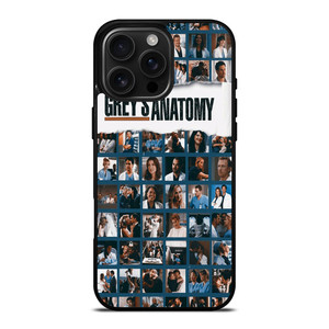 GREY'S ANATOMY TV SERIES iPhone 16 Pro Max Case GREY'S ANATOMY TV SERIES iPhone 16 Pro Max Case
