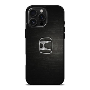 HONDA CHROME LOGO LEATHER iPhone 16 Pro Max Case HONDA CHROME LOGO LEATHER iPhone 16 Pro Max Case