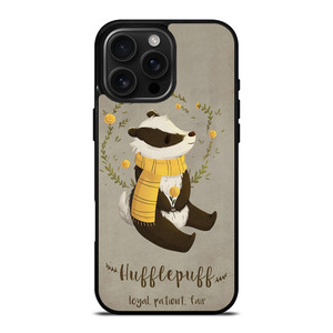 HUFFLEPUFF LOYAL PATIENT iPhone 16 Pro Max Case