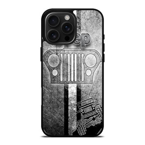 JEEP LOGO SILVER iPhone 16 Pro Max Case JEEP LOGO SILVER iPhone 16 Pro Max Case