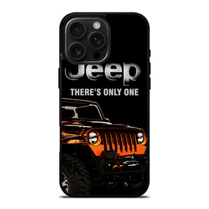 JEEP THERE'S ONLY ONE iPhone 16 Pro Max Case JEEP THERE'S ONLY ONE iPhone 16 Pro Max Case