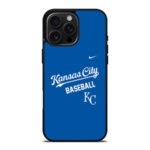KANSAS CITY BASEBALL BLUE iPhone 16 Pro Max Case KANSAS CITY BASEBALL BLUE iPhone 16 Pro Max Case