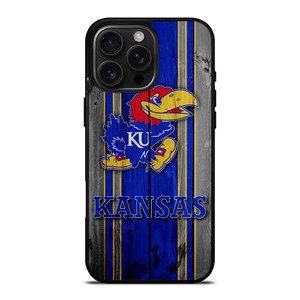 KANSAS JAYHAWKS LOGO iPhone 16 Pro Max Case