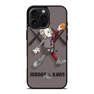 KAWS AIR JORDAN GREY iPhone 16 Pro Max Case KAWS AIR JORDAN GREY iPhone 16 Pro Max Case