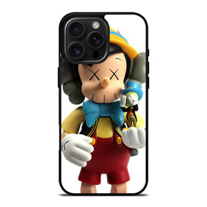 KAWS X PINNOCCHIO AND JIMINY iPhone 16 Pro Max Case