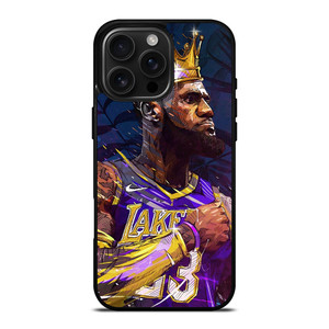 KING LEBRON JAMES LA LAKERS 23 iPhone 16 Pro Max Case