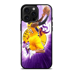 KOBE BRYANT LA LAKERS LAY UP iPhone 16 Pro Max Case