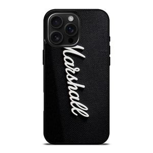 MARSHALL SPEAKER LOGO iPhone 16 Pro Max Case MARSHALL SPEAKER LOGO iPhone 16 Pro Max Case