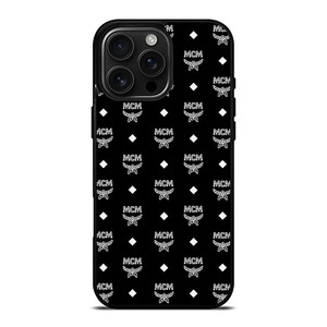 MCM WORLDWIDE ICON BLACK iPhone 16 Pro Max Case