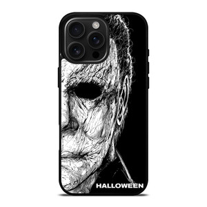 MICHAEL MYERS FACE HALLOWEEN FACE ART iPhone 16 Pro Max Case