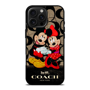 MICKEY MINNIE MOUSE COACH iPhone 16 Pro Max Case MICKEY MINNIE MOUSE COACH iPhone 16 Pro Max Case