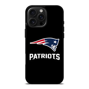 NEW ENGLAND PATRIOTS LOGO BLACK iPhone 16 Pro Max Case