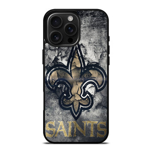 NEW ORLEANS SAINTS FOOTBALL LOGO iPhone 16 Pro Max Case NEW ORLEANS SAINTS FOOTBALL LOGO iPhone 16 Pro Max Case