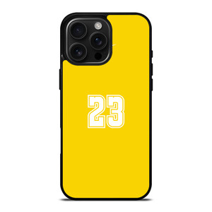 NIKE 23 YELLOW AIR JORDAN iPhone 16 Pro Max Case