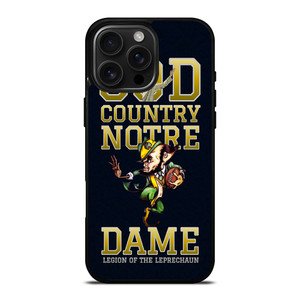 NOTRE DAME FIGHTING GOD COUNTRY iPhone 16 Pro Max Case