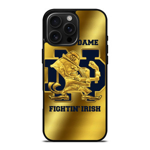 NOTRE DAME FIGHTING IRISH GOLD iPhone 16 Pro Max Case
