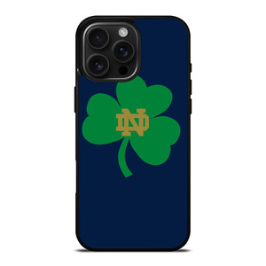 NOTRE DAME FIGHTING IRISH LEAF LOGO iPhone 16 Pro Max Case
