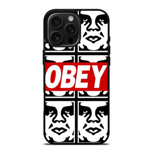 OBEY LOGO COLLAGE iPhone 16 Pro Max Case OBEY LOGO COLLAGE iPhone 16 Pro Max Case