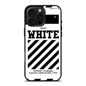OFF WHITE DATE TIME iPhone 16 Pro Max Case