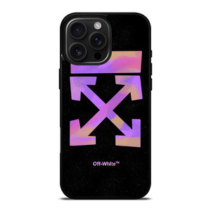 OFF WHITE PURPLE SPRAY iPhone 16 Pro Max Case OFF WHITE PURPLE SPRAY iPhone 16 Pro Max Case