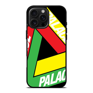 PALACE BIG LOGO RED YELLOW GREEN iPhone 16 Pro Max Case PALACE BIG LOGO RED YELLOW GREEN iPhone 16 Pro Max Case