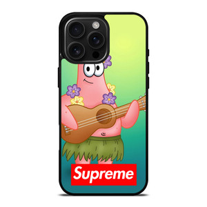 PATRICK SUPREME HAWAII iPhone 16 Pro Max Case PATRICK SUPREME HAWAII iPhone 16 Pro Max Case