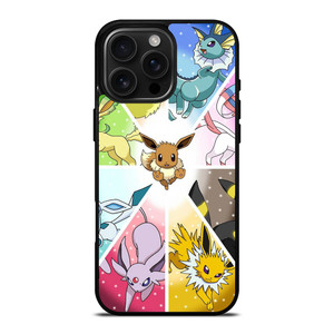 POKEMON ALL EEVEE iPhone 16 Pro Max Case