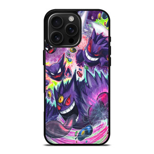 POKEMON GASTLY HAUNTER GENGAR ART iPhone 16 Pro Max Case POKEMON GASTLY HAUNTER GENGAR ART iPhone 16 Pro Max Case