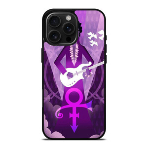 PRINCE PURPLE RAIN CARTOON iPhone 16 Pro Max Case PRINCE PURPLE RAIN CARTOON iPhone 16 Pro Max Case