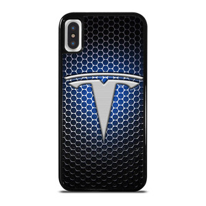 TESLA LOGO BLUE LIGHT iPhone X / XS Case TESLA LOGO BLUE LIGHT iPhone X / XS Case