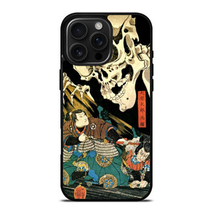 SKULL JAPANESE ART STYLE iPhone 16 Pro Max Case SKULL JAPANESE ART STYLE iPhone 16 Pro Max Case