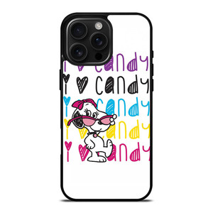 SNOOPY I LOVE CANDY iPhone 16 Pro Max Case SNOOPY I LOVE CANDY iPhone 16 Pro Max Case