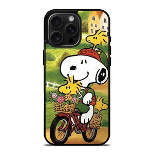 SNOOPY THE PEANUTS BICYCLE iPhone 16 Pro Max Case SNOOPY THE PEANUTS BICYCLE iPhone 16 Pro Max Case