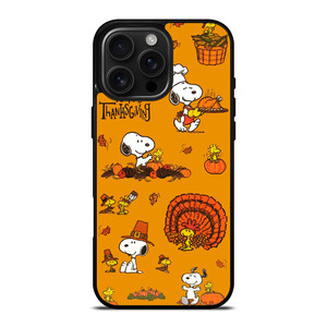 SNOOPY THE PEANUTS HAPPY THANKSGIVING iPhone 16 Pro Max Case SNOOPY THE PEANUTS HAPPY THANKSGIVING iPhone 16 Pro Max Case
