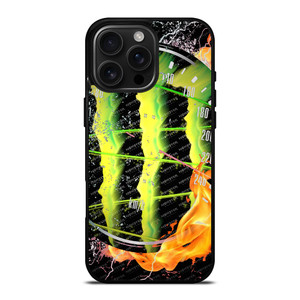 SPEEDOMETER AND MONSTER ENERGY iPhone 16 Pro Max Case SPEEDOMETER AND MONSTER ENERGY iPhone 16 Pro Max Case