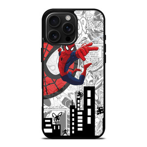 SPIDEMAN CARTOON COMIC iPhone 16 Pro Max Case SPIDEMAN CARTOON COMIC iPhone 16 Pro Max Case
