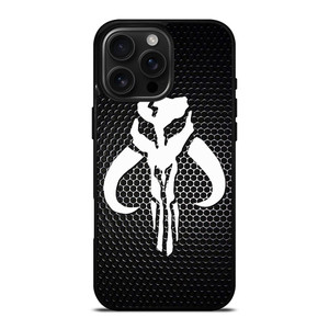 STAR WARS MANDALORIAN LOGO CARBON iPhone 16 Pro Max Case