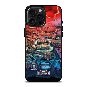 STRANGER THINGS WELCOME TO HAWKINS CARTOON iPhone 16 Pro Max Case